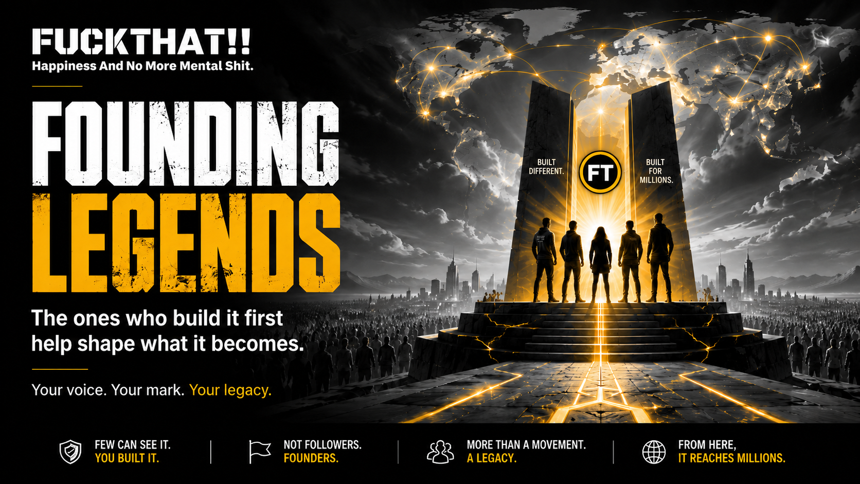 Founding Legends — the ones who build it first help shape what it becomes